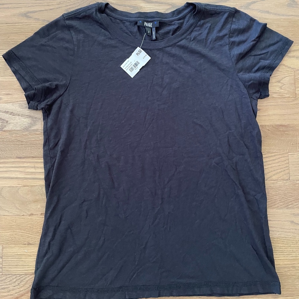 PAIGE Faded Black Ellison Tee / SIZE S